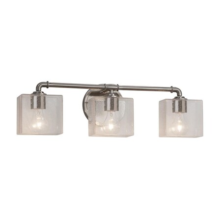 Justice Design Group Bronx 3-Light LED Bath Bar FSN-8463-55-SEED-NCKL-LED3-2100